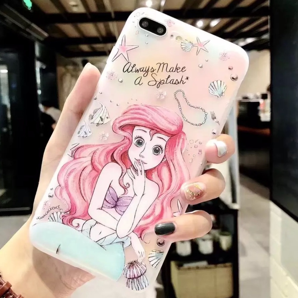 NEW iPhone X/XS/7+/8+ Mermaid Soft TPU Case - Picture 1 of 4